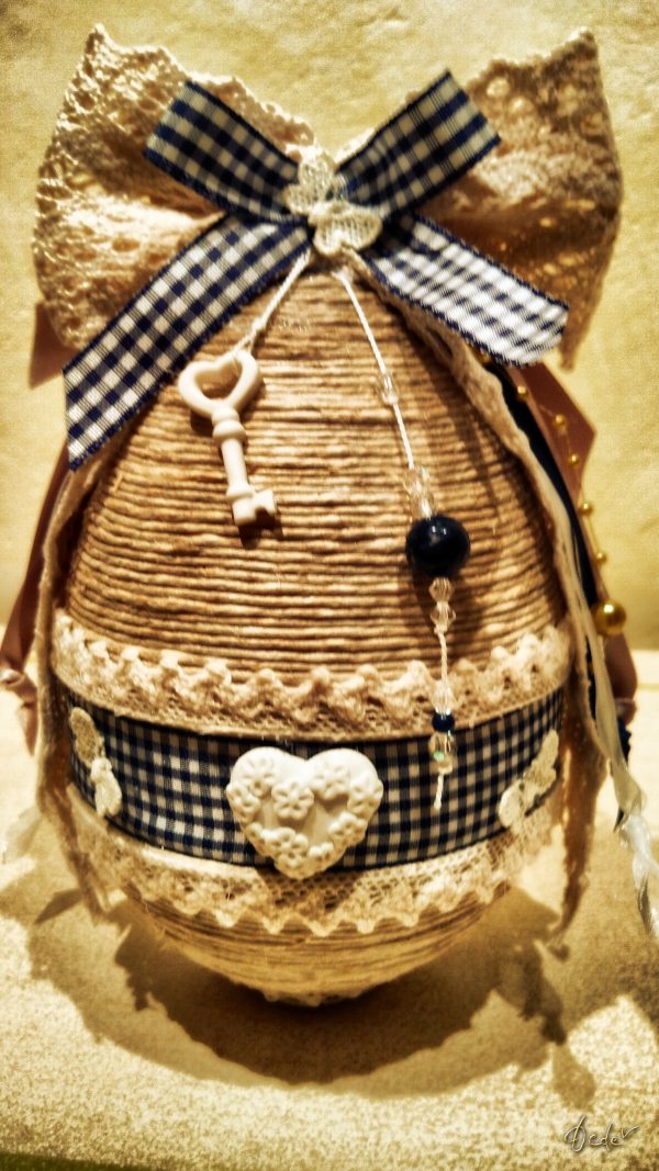 Ovetto Pasquale "Shabby Chic" piccolo