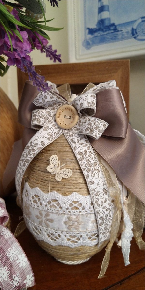 Ovetto Pasquale "Shabby Chic" piccolo - immagine 19