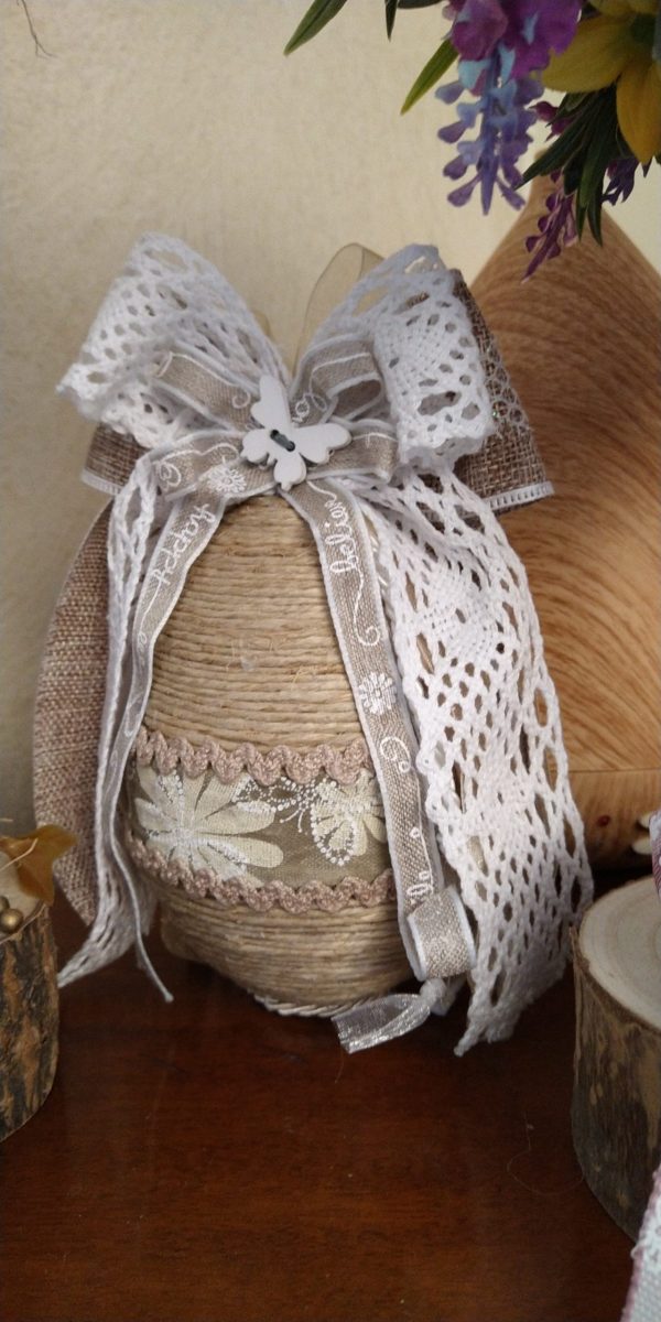 Ovetto Pasquale "Shabby Chic" piccolo - immagine 18