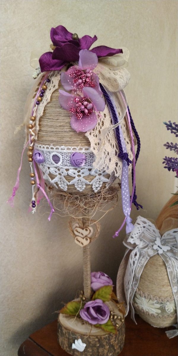 Ovetto Pasquale "Shabby Chic" piccolo - immagine 17