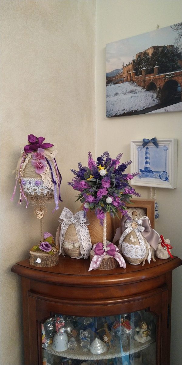 Ovetto Pasquale "Shabby Chic" piccolo - immagine 16