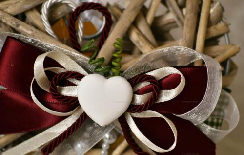CUORE VIMINI PICCOLO GRIGIO BORDEAUX PARTICOLARE